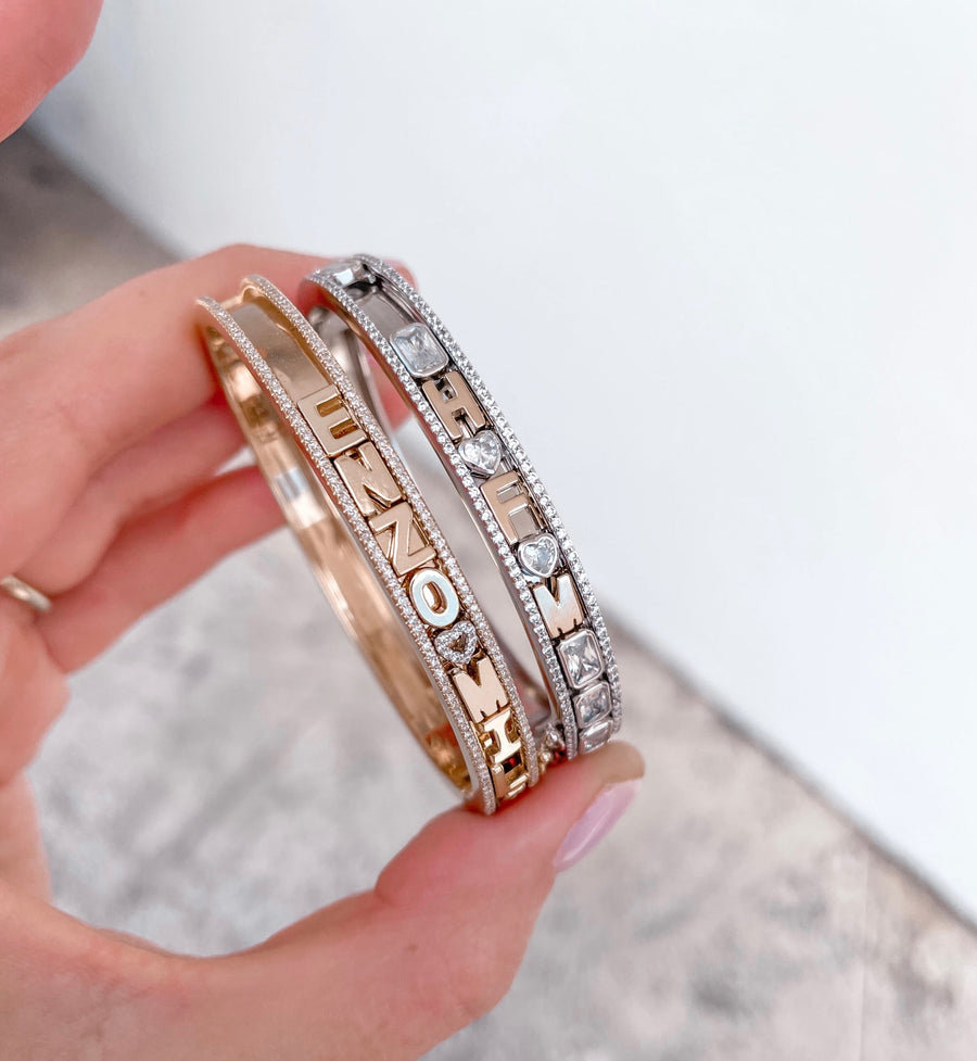 Personalized Glider Charm Bangle ™